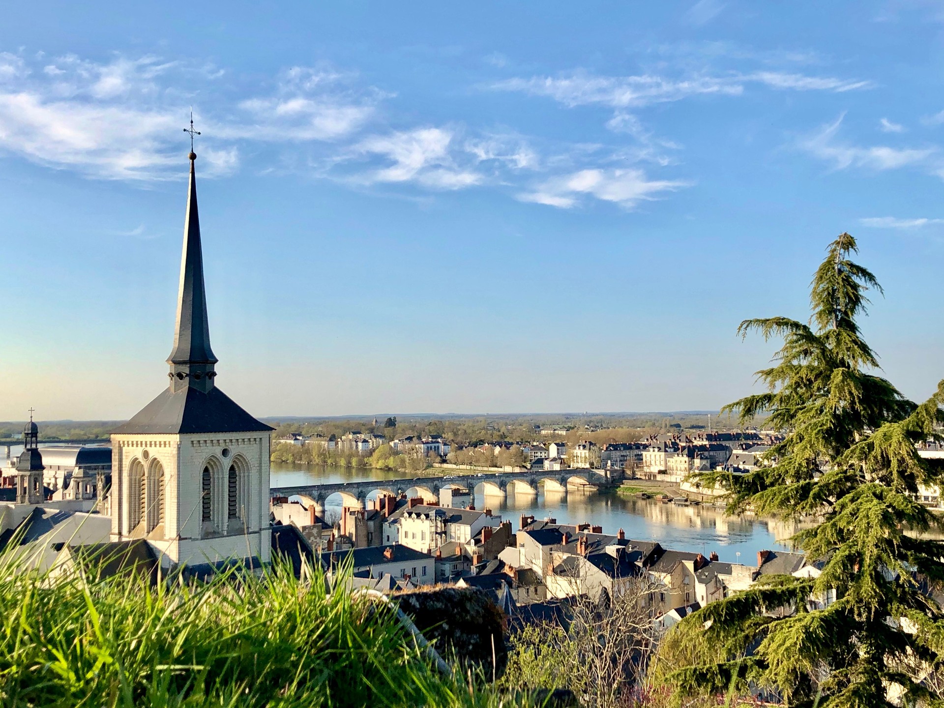 Saumur on the Loire Valley - Landscape in Spring